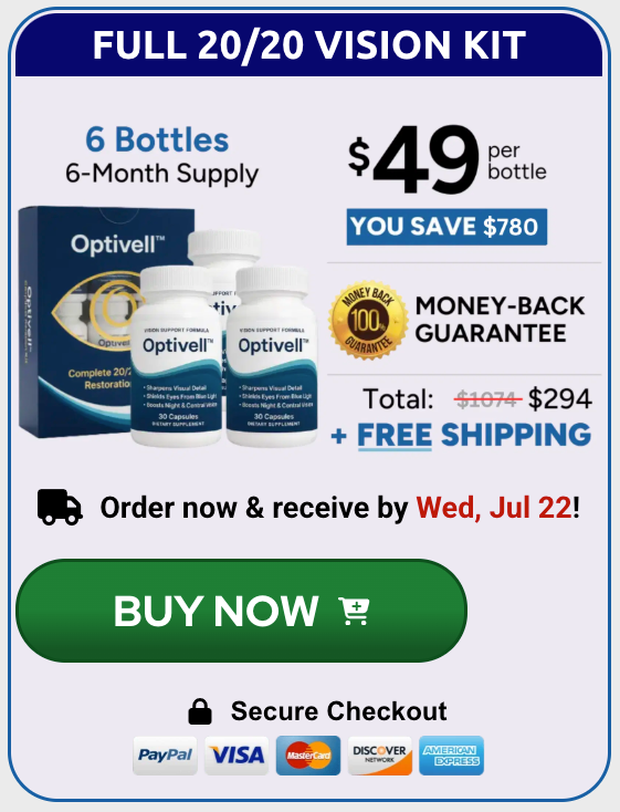 Optivell full vision kit with 6 bottles